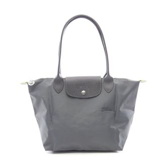 Longchamp Le Pliage Green M Tote Bag Canvas Leather