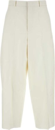 Valentino Garavani Ivory wool blend pant