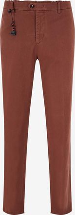 Marco Pescarolo Slim-Fit-Chinohose aus Baumwolle Evo