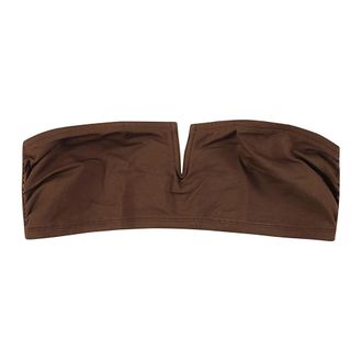 Eres Arcade Bandeau Bikini Top - Underwear - Mujer - Marr&oacute;n - 2XS