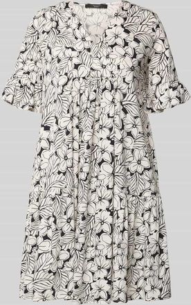 Max Mara A-Linien Kaftankleid aus reiner Baumwolle Modell FUOCO in Black, Gr&ouml;&szlig;e XXL