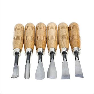 OEM Set Di 6 Coltelli Professionali Per Sgorbie Per Legno Artigianali Fai Da Te In Acciaio Al Carbonio Fatti A Mano