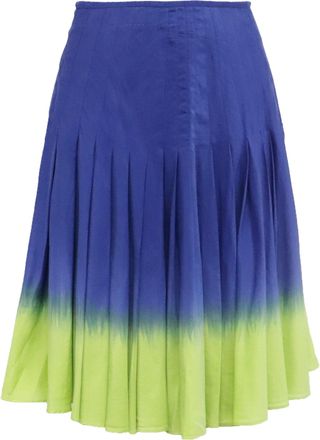 Moschino Tie-Dye Print Midi Skirt in Multicolor Cotton