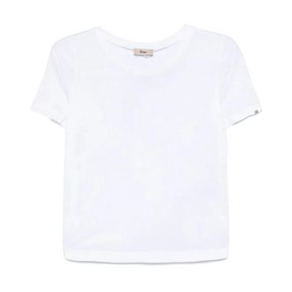 Herno T-Shirts, female, White, Size: M Womens Tee Shirt Fashionable Style