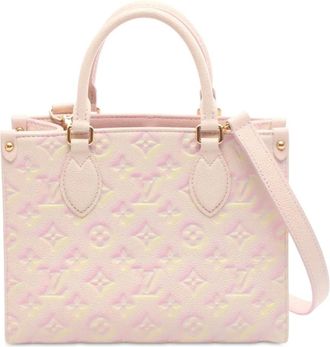 Louis Vuitton 2021-2025 Monogram Empreinte Summer Stardust OnTheGo PM satchel - Pink