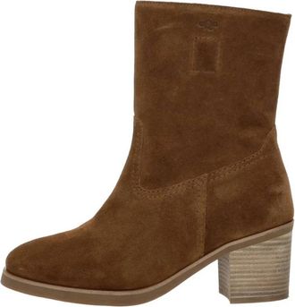Aqa Enkellaarsjes Hak - Dames - Laarzen met Hak - Bruin - 37 EU - Schoenen
