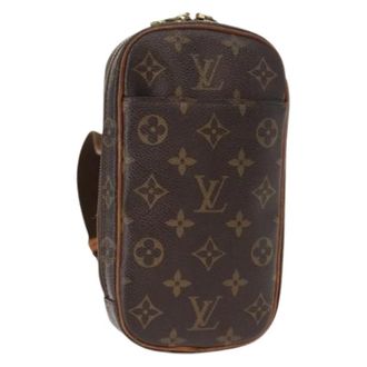 Louis Vuitton Pre-owned Cross Body Bags, male, Brown, Size: ONE SIZE Pre-owned Pochette Gange