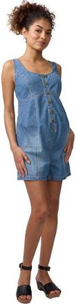 Ingrid & Isabel Sleeveless Soft Denim Romper in Medium Wash at Nordstrom, Size X-Small