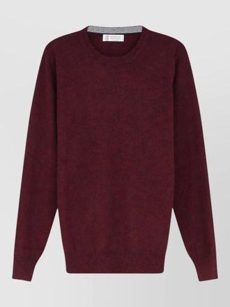 Brunello Cucinelli cashmere crew neck sweater long sleeves