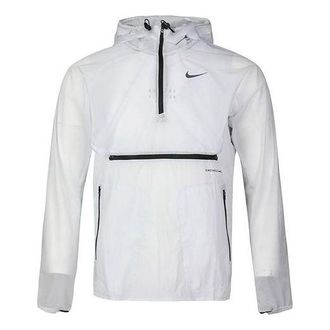 Nike Run Division Flash Running Jacket For Men White CU5537-043