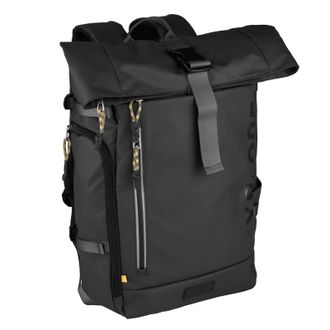 Camel Active Rucksack CAMEL ACTIVE Explore, Gr. B/H/T: 36cm x 51cm x 14cm, schwarz, Nylon, bedruckt, beschichtet, clean, unifarben mit Farbeins&auml;tzen, Rucks&auml;cke Ruc