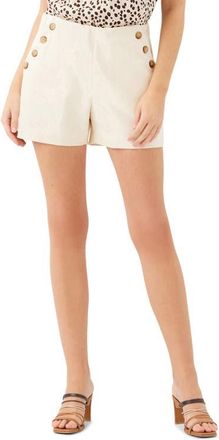 Fifteen Twenty High Waist Sailor Shorts in Natural at Nordstrom, Size Small