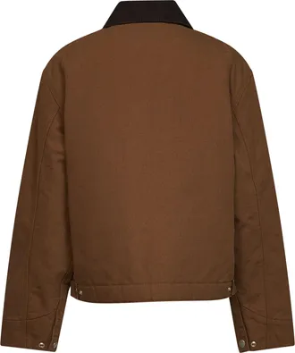 Carhartt Work in Progress Womens Jacket Og Detroit Brown Cotton Bomber
