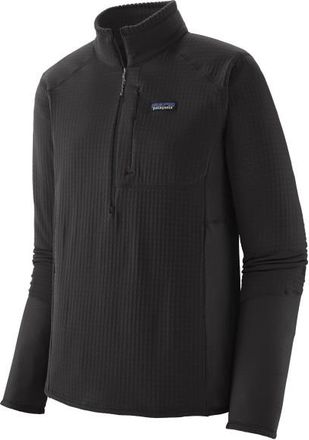 Patagonia R1 P/O Fleecepullover f&uuml;r Herren | schwarz