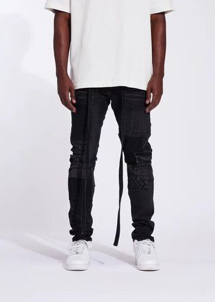 Crysp Denim Stanton Cargo Denim (Washed Black)