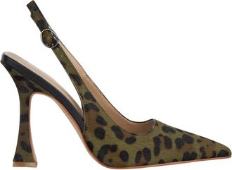 Alma En Pena Slingback schoenen met hak en gesp - Dames - Pumps - Groen - 41 EU - Schoenen