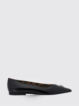Philipp Plein Ballet Flats in Patent Leather with Skull Appliqu&eacute; and Rhinestones