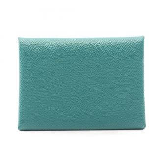 Herm&egrave;s Green Epsom Leather Coin Purse/Coin Case (Pre-Owned)