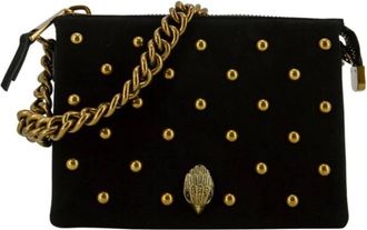 Kurt Geiger Kensington 3-Pouch - Dames - Schoudertassen - Zwart - ONE Size - Leer - Tassen