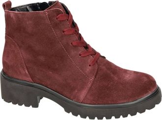 Waldl&auml;ufer Schoenen, Dames, Rood, 39 EU, Leer, 716807 H-Luise Veterlaarschoenen