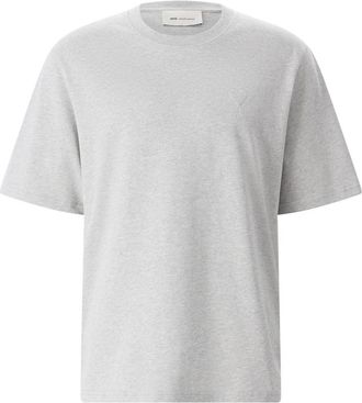 Ami Overhemd met logo - Heren - T-shirts - Blauw - XL - Katoen - Tops
