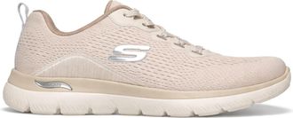Skechers Arch Fit Summits - Daily Flow Womens Performance Trainers Natural/taupe - Beige - Size UK 4.5
