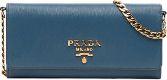 Prada Pre-owned Prada Saffiano Wallet On Chain Ladies MRE89FRZLUEYY7HC