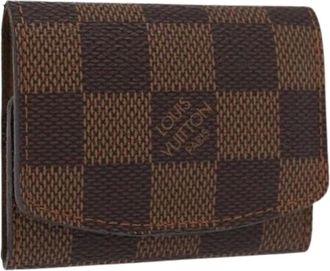 Louis Vuitton Pre-owned Wallets, female, Brown, Size: ONE SIZE Pre-owned Canvas Home-Office Wallet