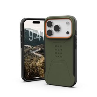 OEM Funda Uag Civilian Magsafe Para Iphone 17 Pro Compatible Con Magsafe (verde Oliva/naranja)