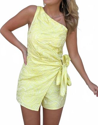 Ciebon Riley Romper In Yellow