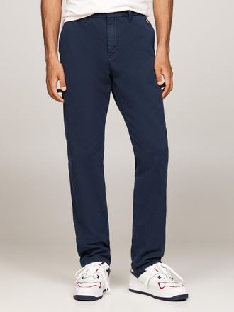 Tommy Jeans Chinohose TOMMY JEANS TJM RYAN TWILL CHINO, Herren, Gr. 32, L&auml;nge 34, blau (schwarz night navy), Web, Obermaterial: 100% Baumwolle, unifarben, regular