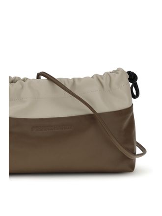 Pierre Hardy Womens Clutch Bag Twin Camel-Off-White Shoulder Camel/off-white