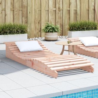 vidaXL Vidaxl - Lettino Prendisole 205x80x31,5 cm in Legno Massello di Douglas