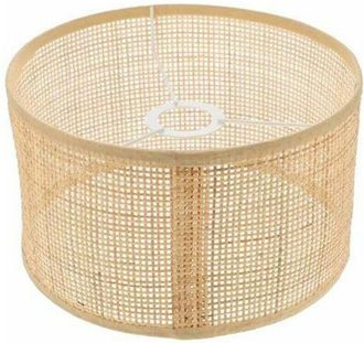 OEM Pantalla De L&aacute;mpara De Mimbre Y Rat&aacute;n, L&aacute;mpara De Ara&ntilde;a, Pantalla Tejida Para L&aacute;mpara De Techo, Cubierta De Bombilla Con Clip, Pantalla Para L&aacute;mpara D