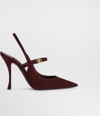 Dolce & Gabbana Slingback - Woman Pumps And Slingback Bordeaux 36.5
