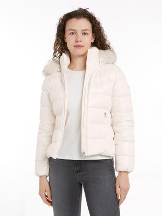 Tommy Hilfiger Steppjacke TOMMY HILFIGER, Damen, Gr. XXL (44), weiss (ancient wei&szlig;), Obermaterial: 100% Polyamid. Futter: 100% Polyamid. Wattierung: 90% Daunen, 10% 