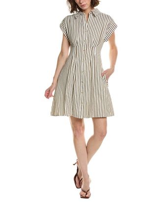 Julia Jordan Stripe Seersucker Woven Mini Dress
