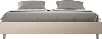 ITYhome Cama Doble Container 180x200 Sommier King Size Azelia K Color: Beige - Versi&oacute;n: Con Caja De Almacenaje