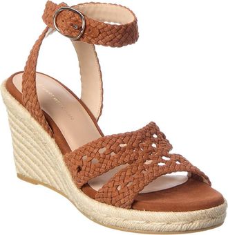 Stuart Weitzman Briar Suede Espadrille Wedge