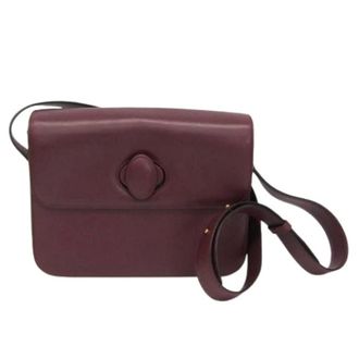 Cartier Pre-owned Cross Body Bags, female, Red, Size: ONE SIZE Pre-owned Turnlock Shoulder Bag