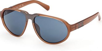 Guess GU00303 42V Mens Sunglasses Orange Size 59