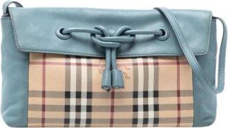 Burberry Pre-owned Cross Body Bags, female, Multicolor, Size: ONE SIZE Pre-owned The Leah crossbody bag