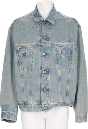 Maison Margiela Light Blue Denim Shirt with Flap Pockets