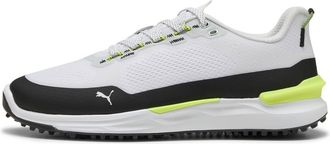 Puma Puma Golf Mens Ignite Elevate X Golf Shoes - White/Black/Yellow - UK 9.5