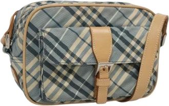 Burberry Pre-owned Cross Body Bags, female, Multicolor, Size: ONE SIZE Pre-owned Nylon Cross Body Bag