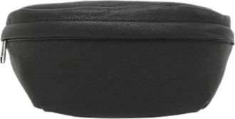 Gucci Pre-owned Belt Bags, male, Black, Size: ONE SIZE Pre-owned GG Supreme Canvas Leather Waist Bag