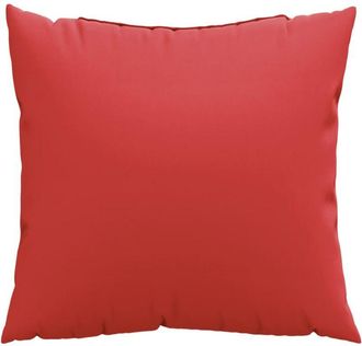 vidaXL Cojines de sofá 4 unidades tela rojo 60x60 cm Vidaxl
