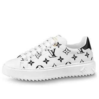 Louis Vuitton (WMNS) LOUIS VUITTON LV Time Out Sneakers Black/White 1A87NF