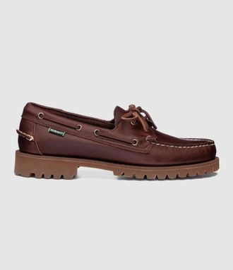Sebago Mocassins Ranger Waxy Woman Cuir Brown-Gum-Brown D