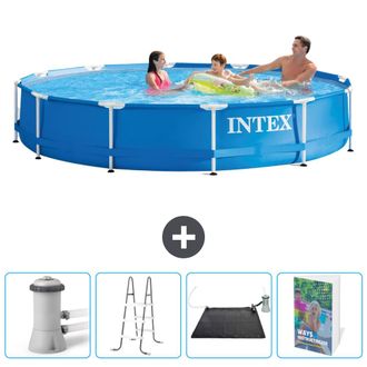 Intex Piscina Con Estructura Redonda - 366x76 Cm - 7-piezas Scb128
